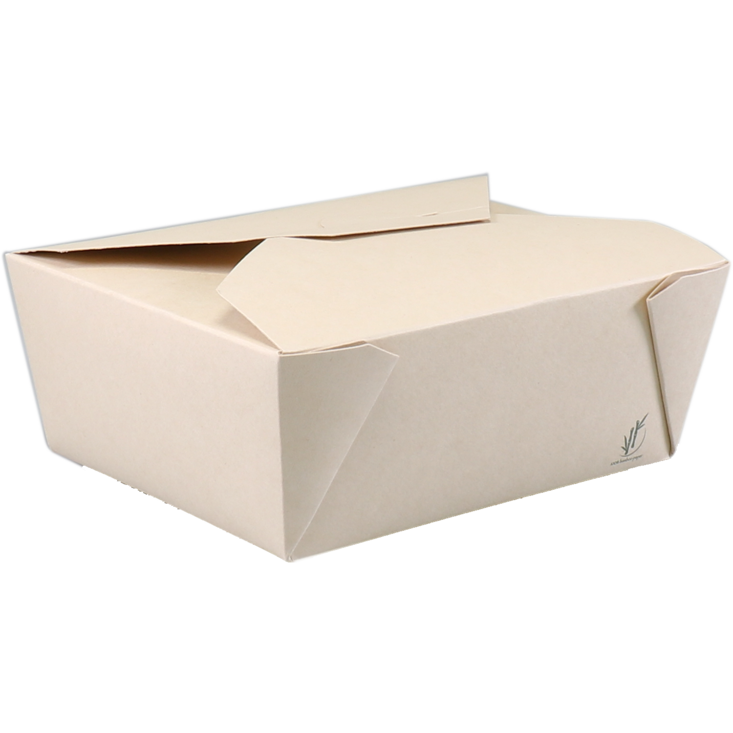 Depa® Behälter, Karton + PP, maaltijdbox, 152x120x65mm, crème 1