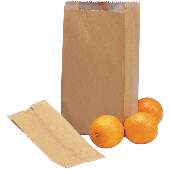 Bag, Fruitzak, Paper, Nr. 0, 10/ 7.5x22.5cm, brown  1