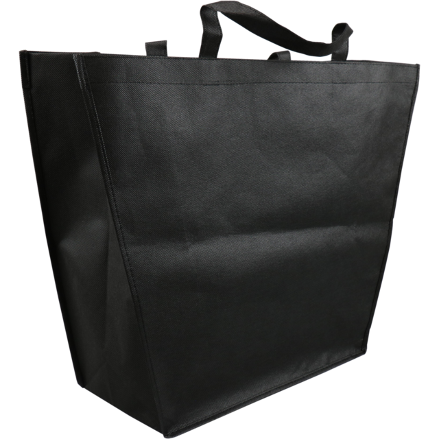 Einkaufstasche, PP, 50x 16x40cm, schwarz 1