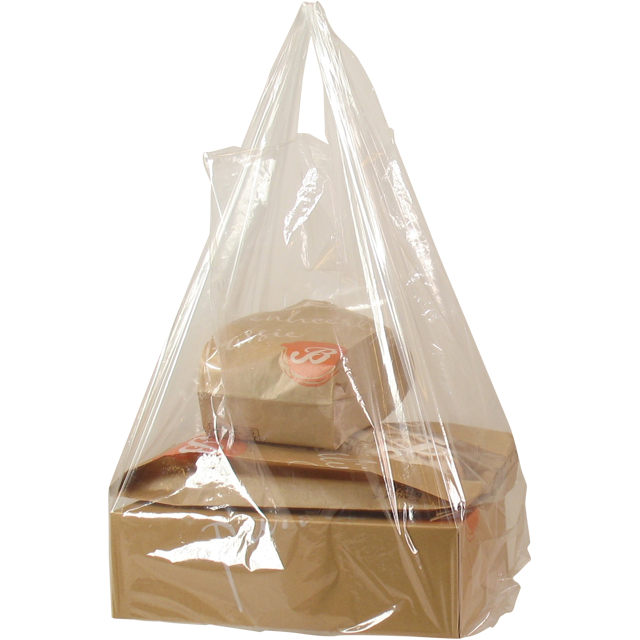 Bag, LDPE, 30xSide fold 10x60cm, t-shirt bag, transparent 1
