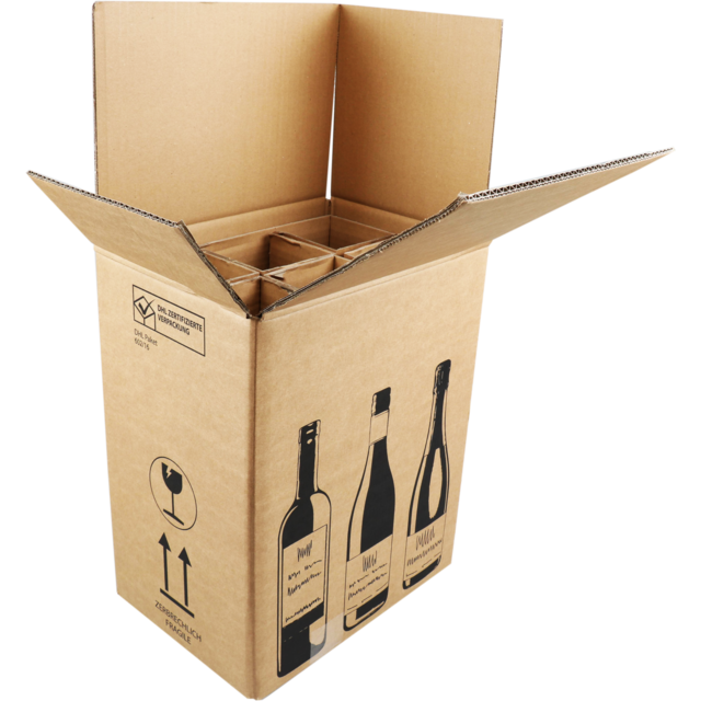 Vin Liqueur Avec Separateur 30 Pièces Boîte en Carton Livraison 6 Bouteilles
