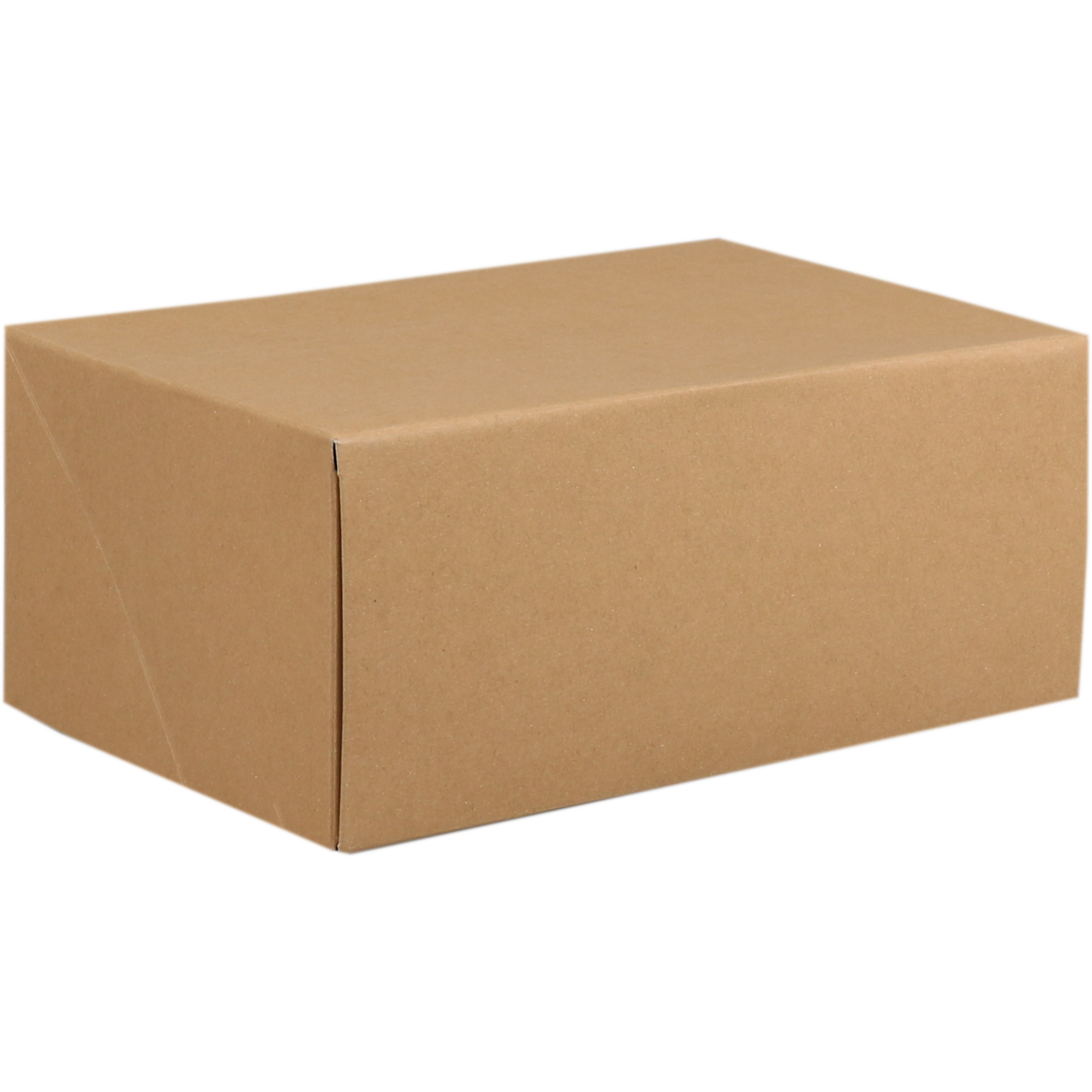  Cake box, cardboard, 21x14x9cm, brown  1