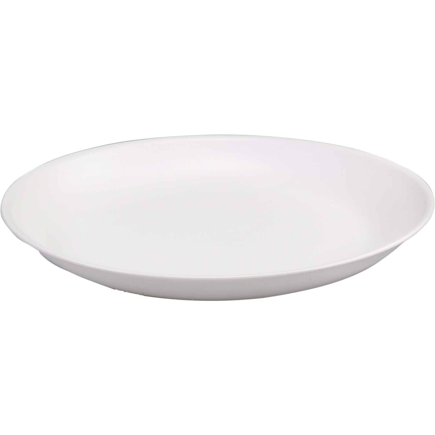 Goldplast Plate, Mineral, reusable, unbreakable, round, 1 compartment, pP, Ø21cm, white 1