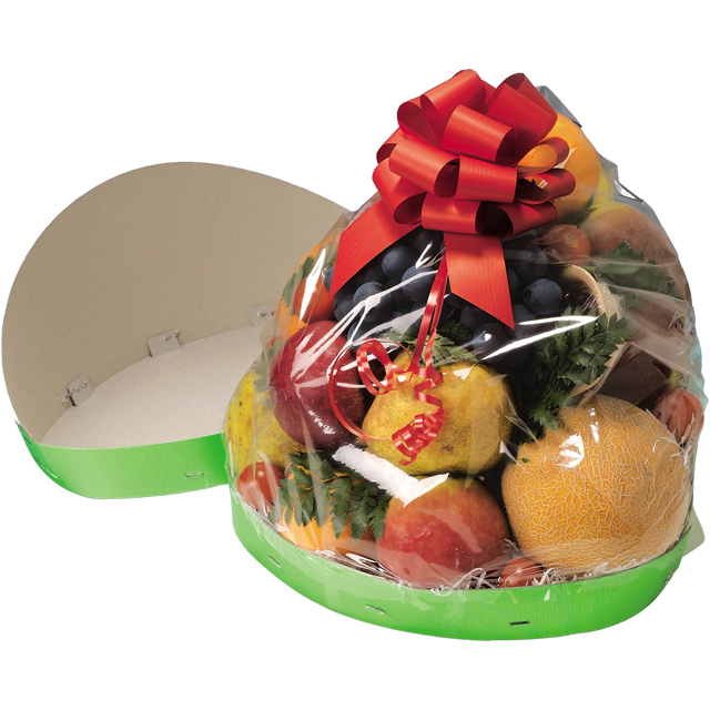 Bowl, fruit bowl, cardboard + PE, oval, 390x240x or 1