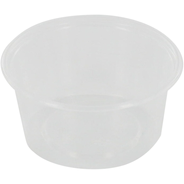 Container, PP, 80ml, Ø72mm, plastic cup, 35mm, transparent 1