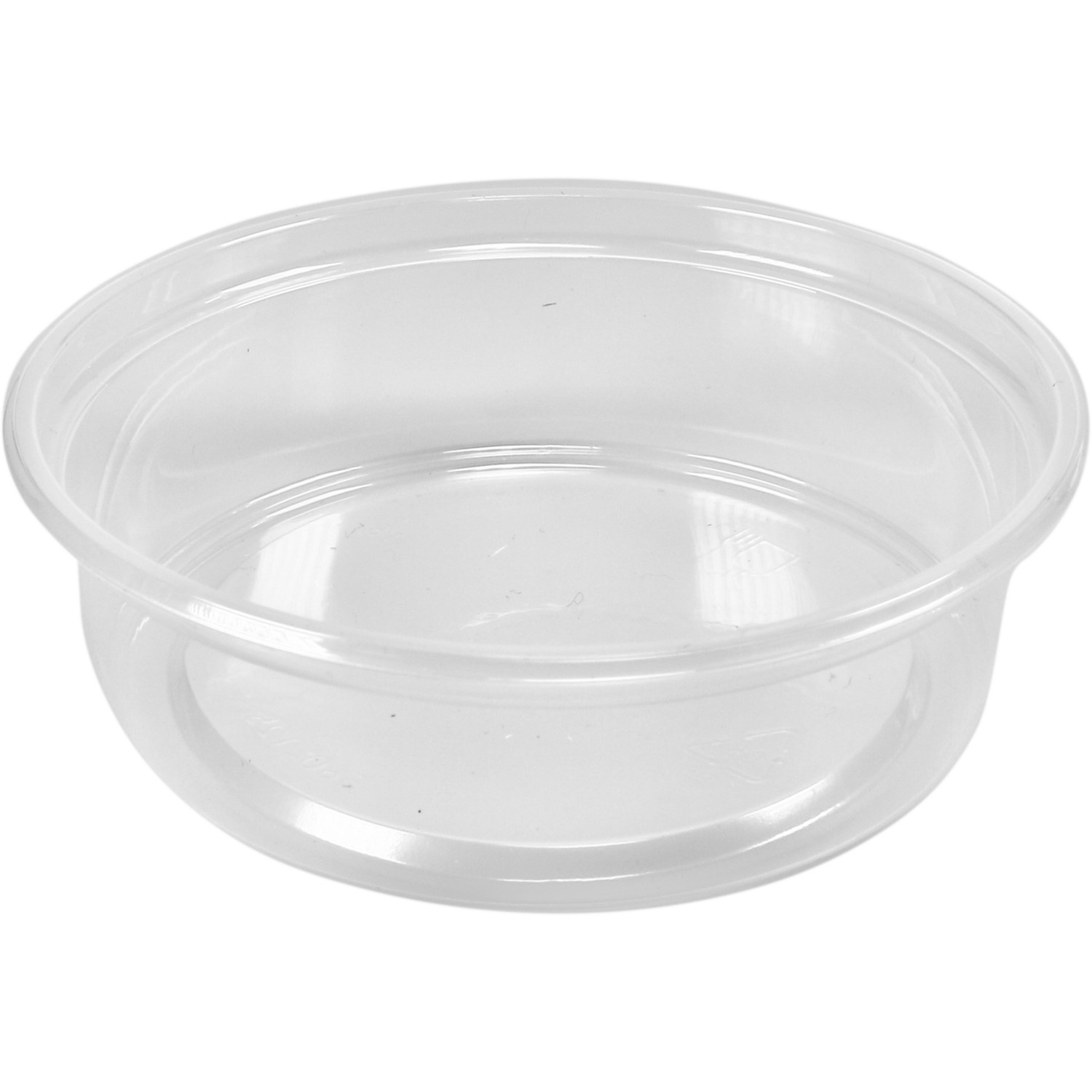 Container, PP, 250ml, Ø101mm, plastic cup, transparent 1