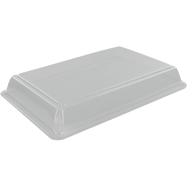 Lid, menu container, PS, rectangular, 208x138x27mm, transparent 1