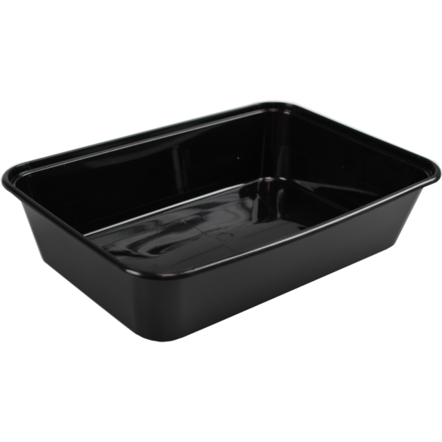 Container, PP, 500ml, 172x120x35mm, black 1