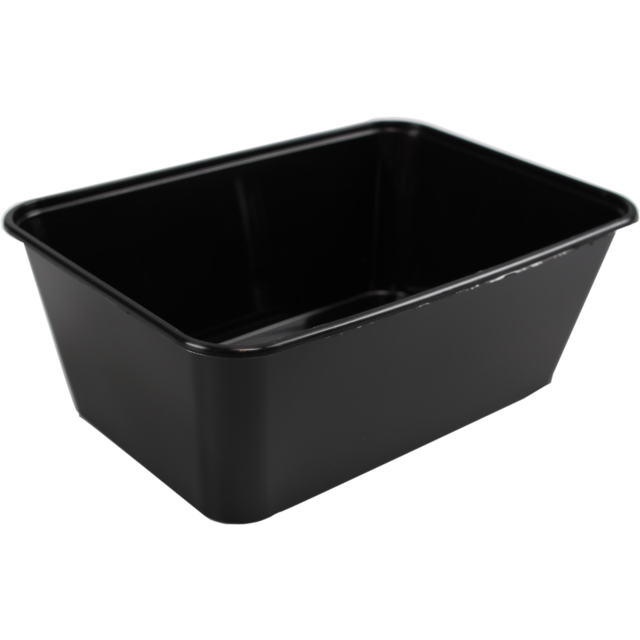 Container, PP, 1000ml, 172x120x60mm, black 1
