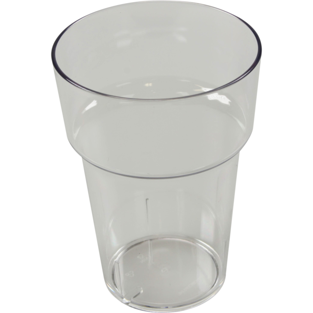 Depa® Glass, beer glass, reusable, unbreakable, pETG, 280ml, transparent 1