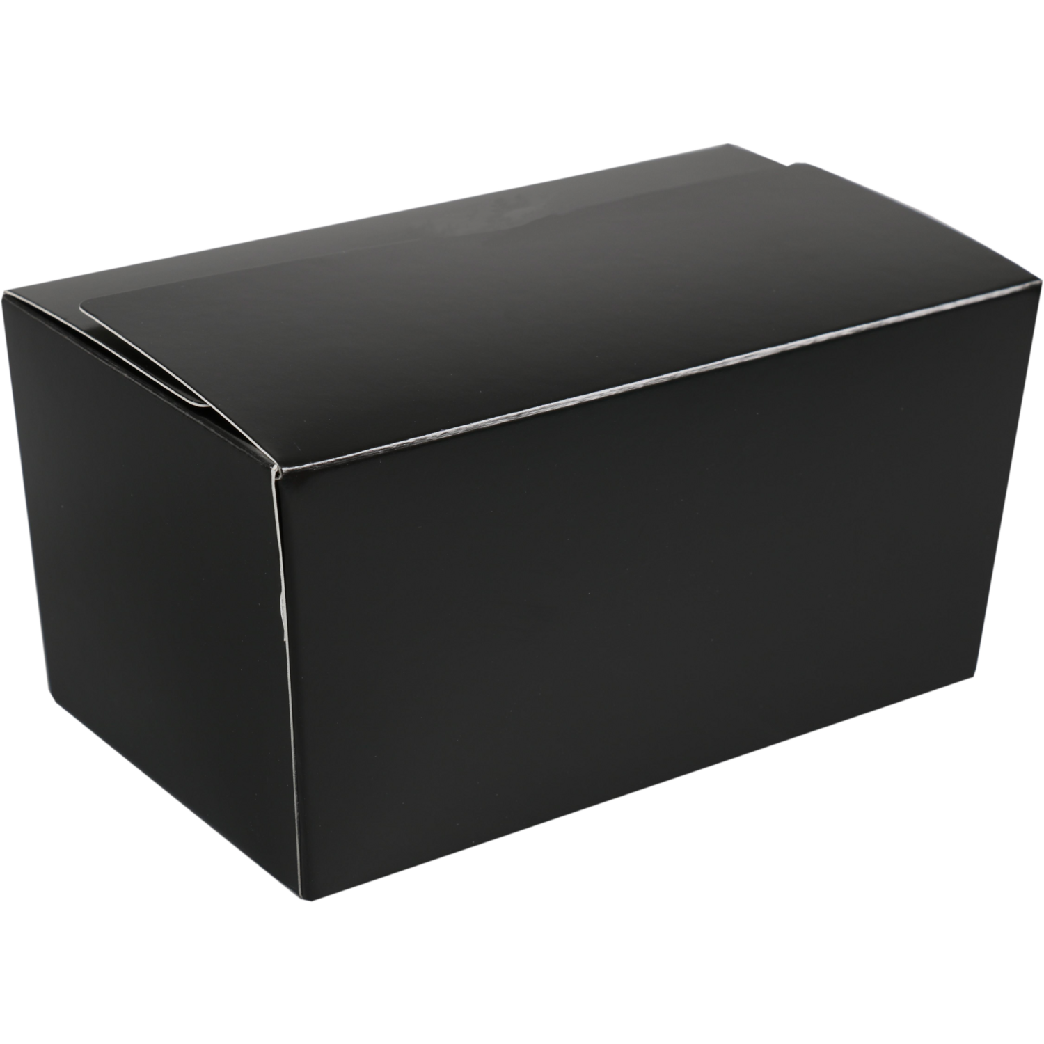 Geschenkpackung, karton + PP + PET , 500gr, 70x132x76mm, schwarz 1
