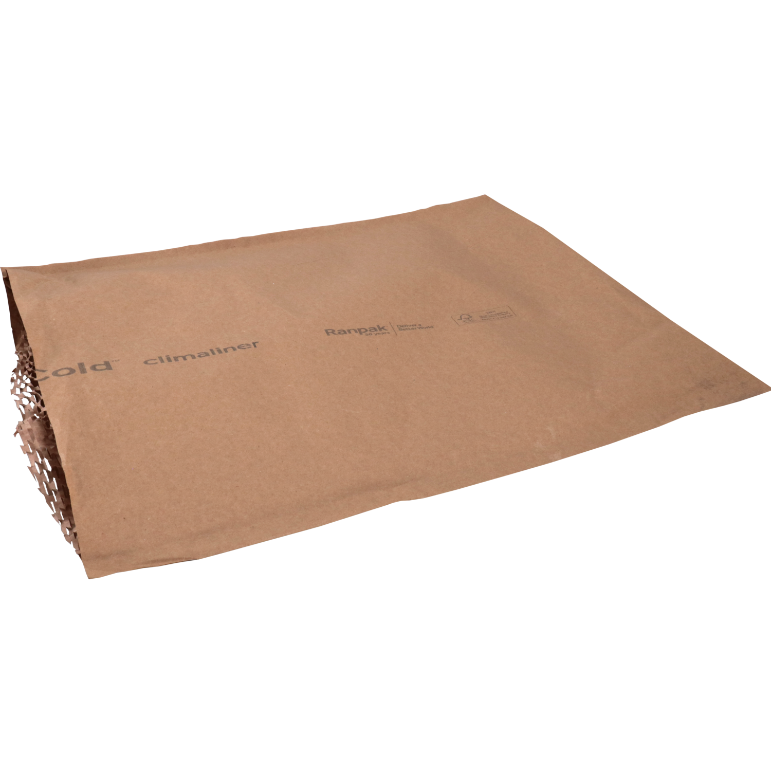 RecyCold® Climaliner, 38x115cm, enkellaags, paper, brown  1