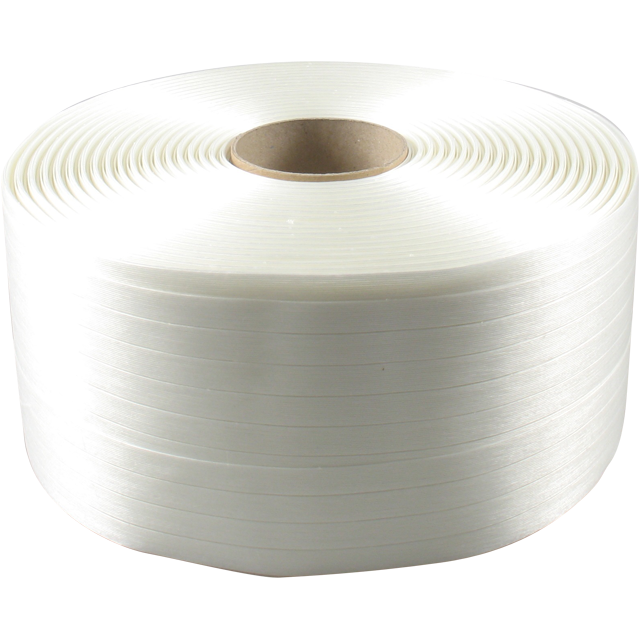 Polyester tape , 16mm, 850m, PET, white 1