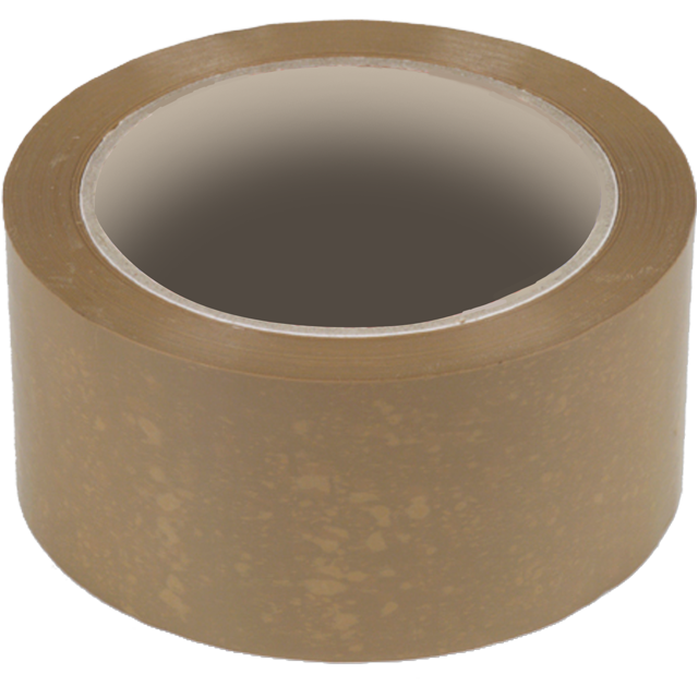 Packing tape, PP, 48mm, 66m, brown 1