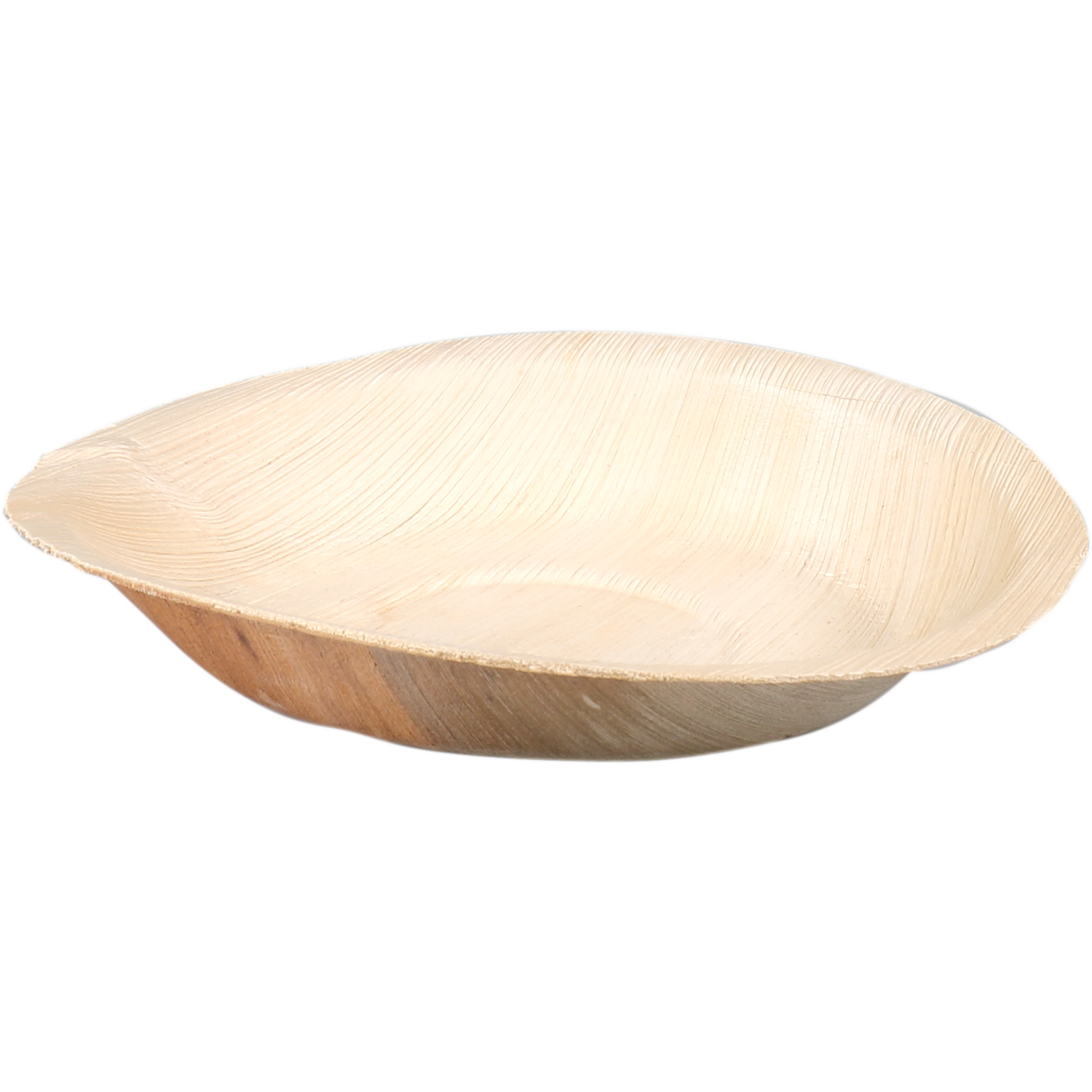 Depa® Plate, round, 1 compartment, palm leaves , Ø18cm, natural 1