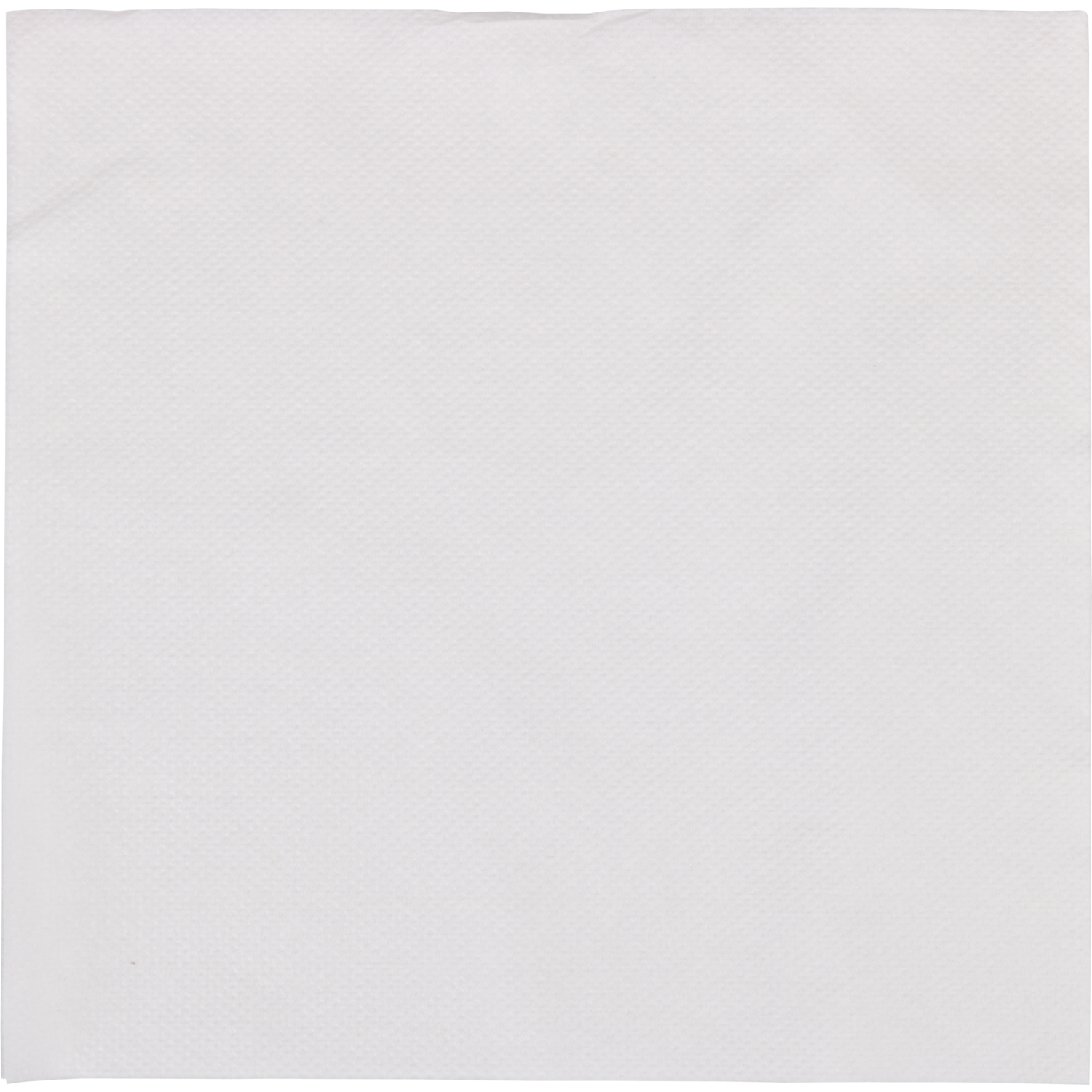 Serviette, papier, 1 Schicht , 33x33cm, weiß 1