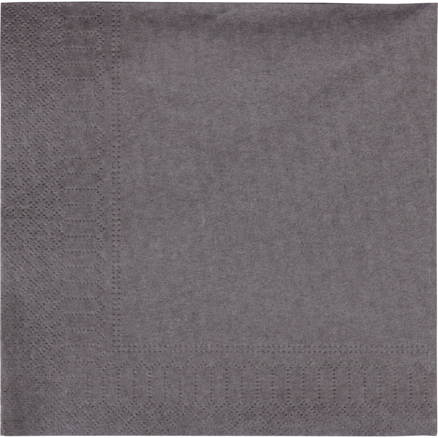 Serviette, papier, 2 couches , 33x33cm, gris 1