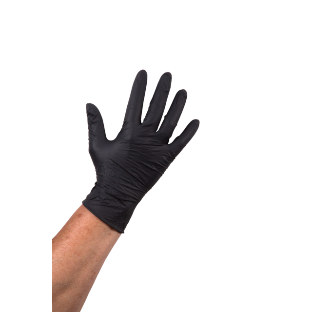 ComFort Gloves , Nitrile, powder free, s, black 1