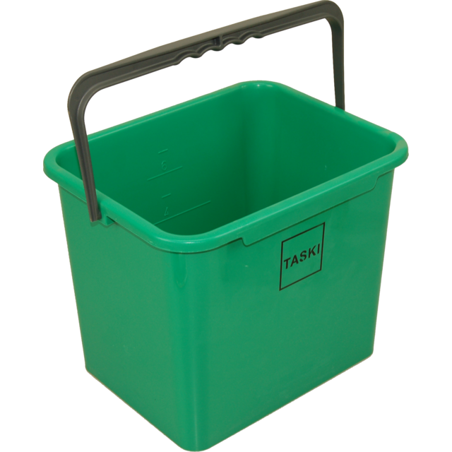 Bucket, rectangular, 7l, green 1