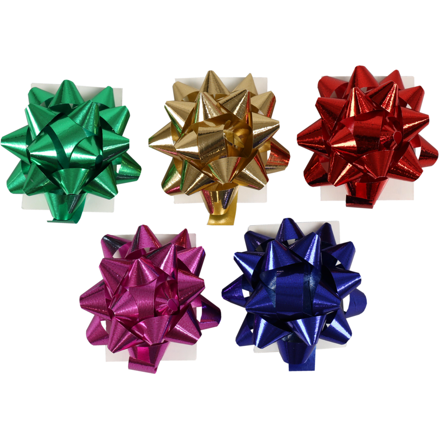Star bows , 7mm, PP, assorted 1