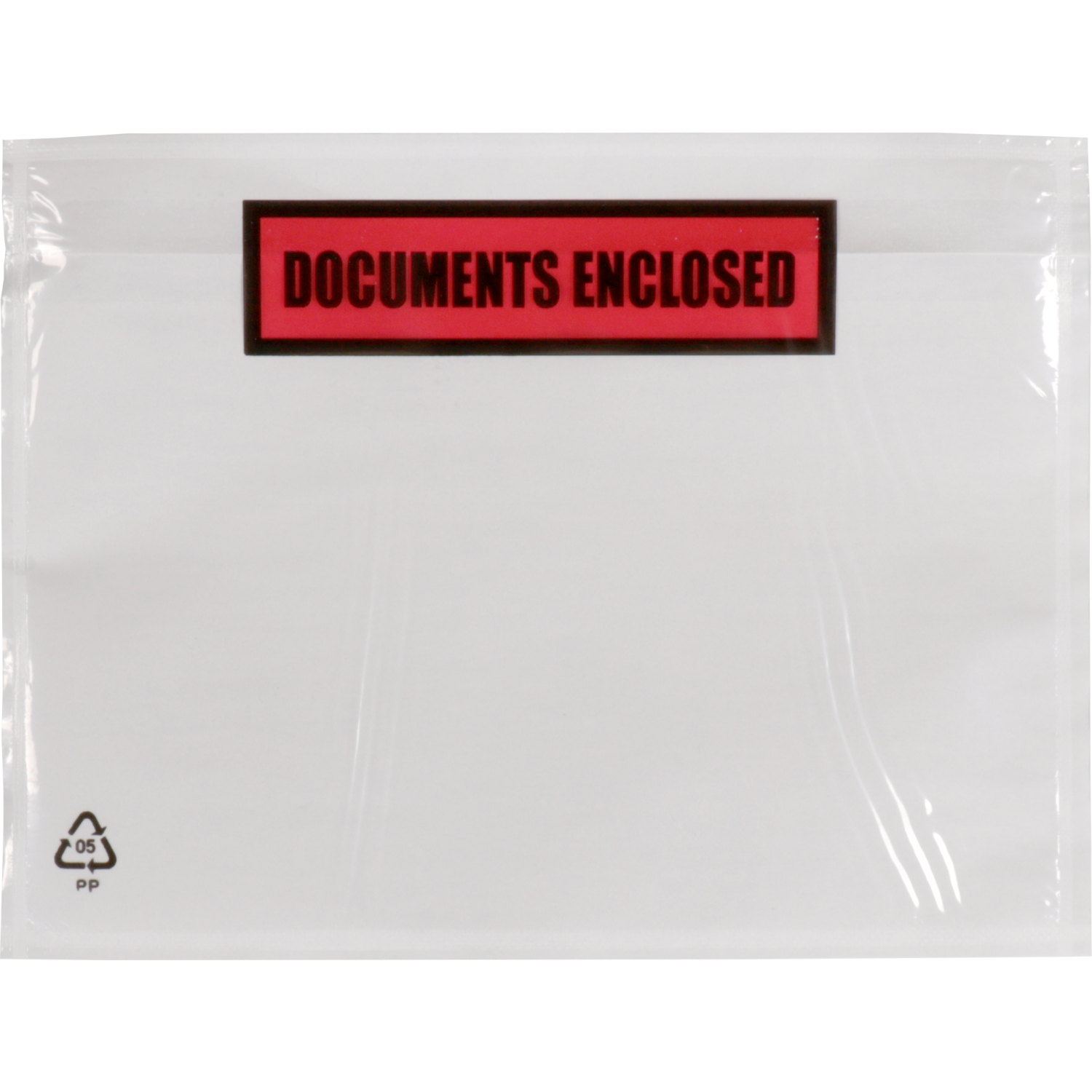 SendProof® Envelope, packing list envelope, documents enclosed, 160x122mm, A6/C6, zelfklevend, lDPE, weiß/Transparent 1