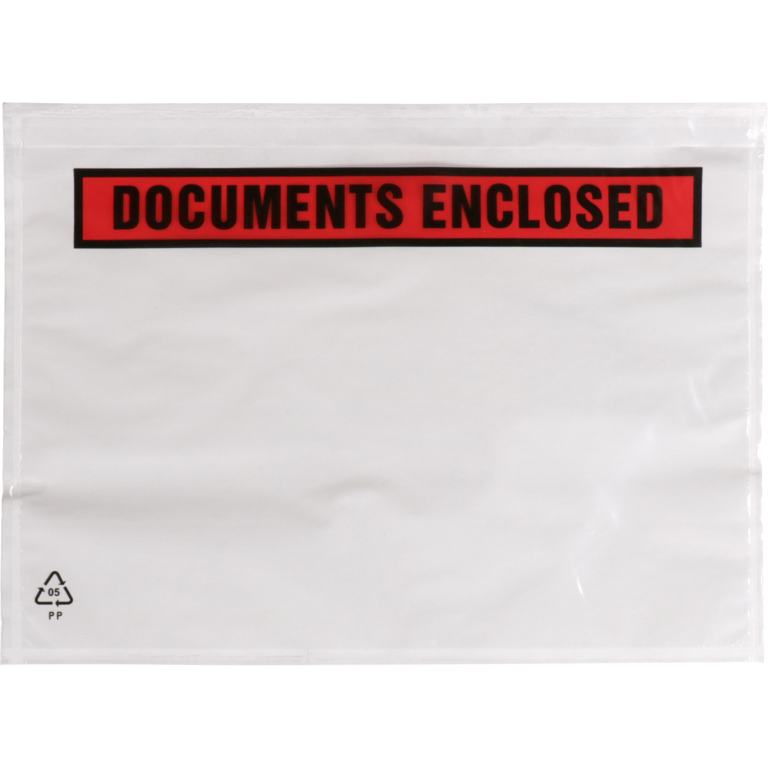 SendProof® Envelope, packing list envelope, documents enclosed, 225x165mm, A5/C5, zelfklevend, lDPE, transparent 1