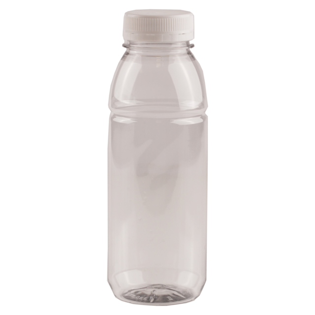 Depa® Bottle, PET, with cap, sealable, 330ml, transparent 1