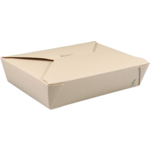 Depa® Behälter, Karton + PP, maaltijdbox, 197x140x48mm, crème