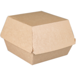 Container, Ersatz paper, hamburgerbox, 120x120x100mm, brown 
