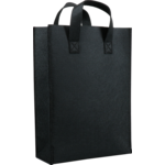 Bag, Felt, portrait, 23xSide fold 10x33cm, black