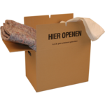  Moving box, corrugated cardboard, 485x320x355mm, double bottom, double corrugation, brown 