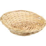 Basket, reed , 24x29x12cm, oval, natural