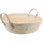 Basket, corn, 10cm, round, natural