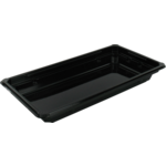 Container, Recycled PET, sushi tray, 171x91x21mm, black
