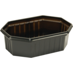 Container, Recycled PET, 250ml, 125x95x39mm, black