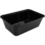 Container, PP, 750ml, 172x120x50mm, black