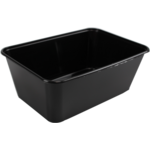 Container, PP, 1000ml, 172x120x60mm, black