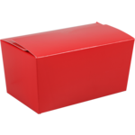 Ballotin, cardboard + PP + PET , 500gr, 70x132x76mm, red