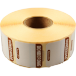Label, Daglabel do, paper, writable, 25x25mm, brown 