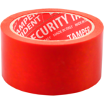 SendProof® Tape, PET, Security, 50mm, 50m, red