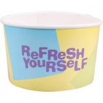 Depa®, Ice-cream tub, Refresh, Cardboard + PE, 400ml, 12oz, 