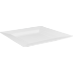 Depa® Plate, reusable, square, 1 compartment, pS, 24x24cm, white