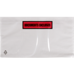 SendProof® Envelope, packing list envelope, documents enclosed, 225x122mm, DL, zelfklevend, lDPE, weiß/Transparent